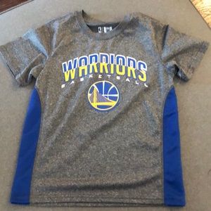 Boys Warriors Basketball t-shirt size 10/12